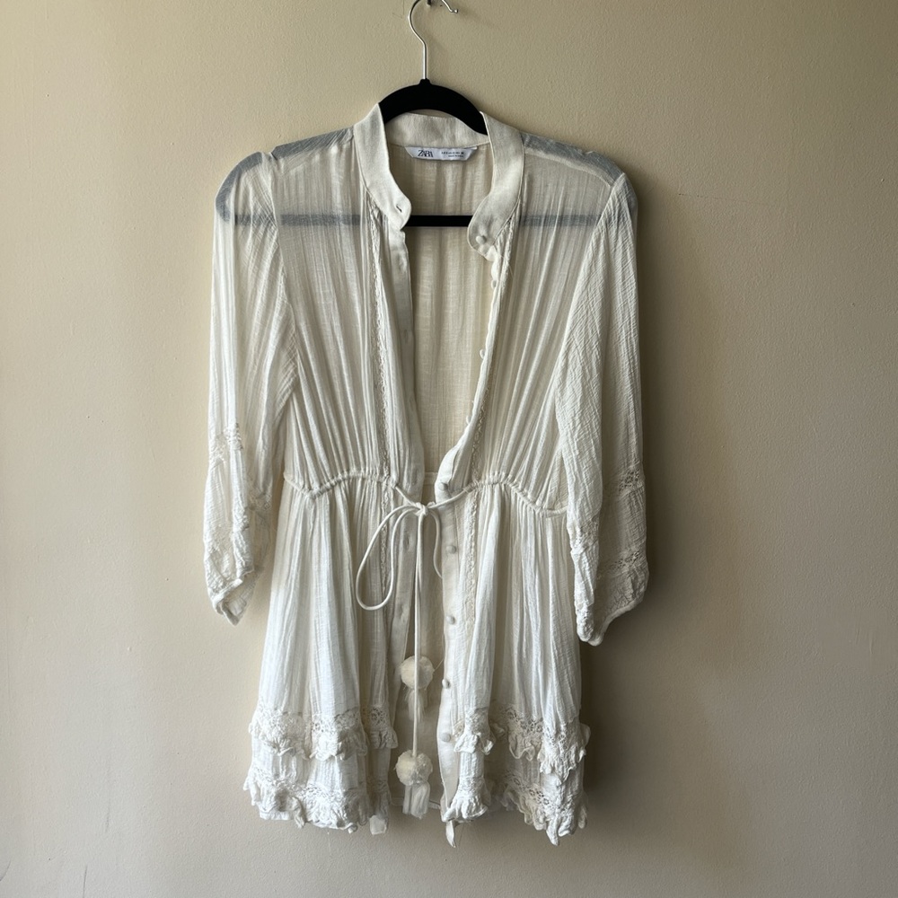 White Sheer coverup